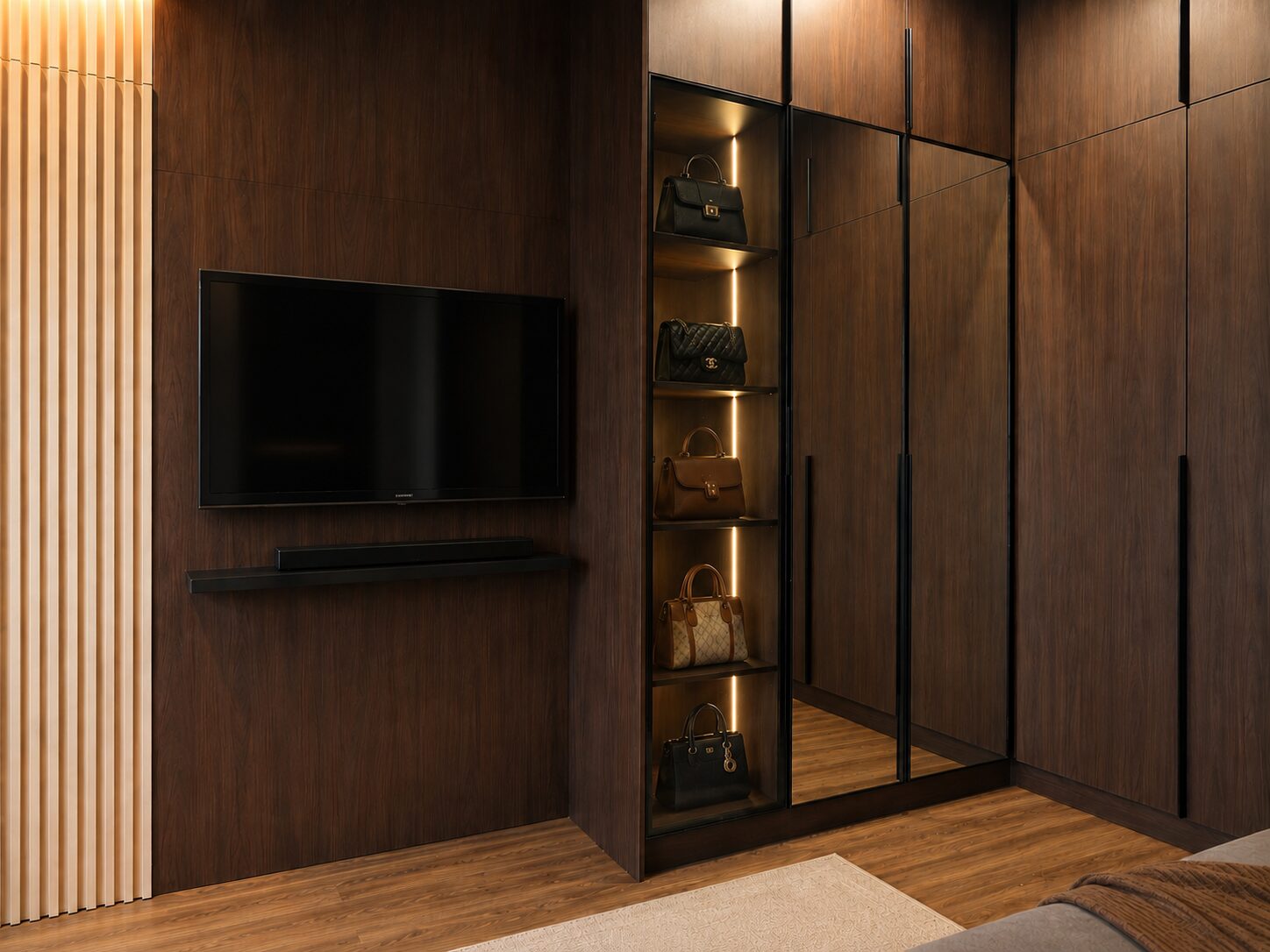 Custom Built-In Wardrobe, Measured To Your Room